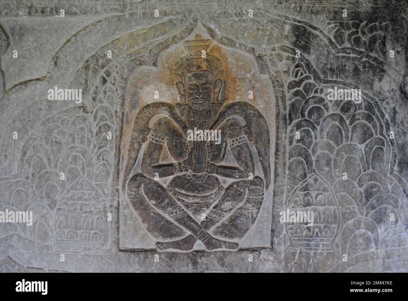 Blick und Details vom Angkor Wat Tempel Kambodscha 2013 Stockfoto