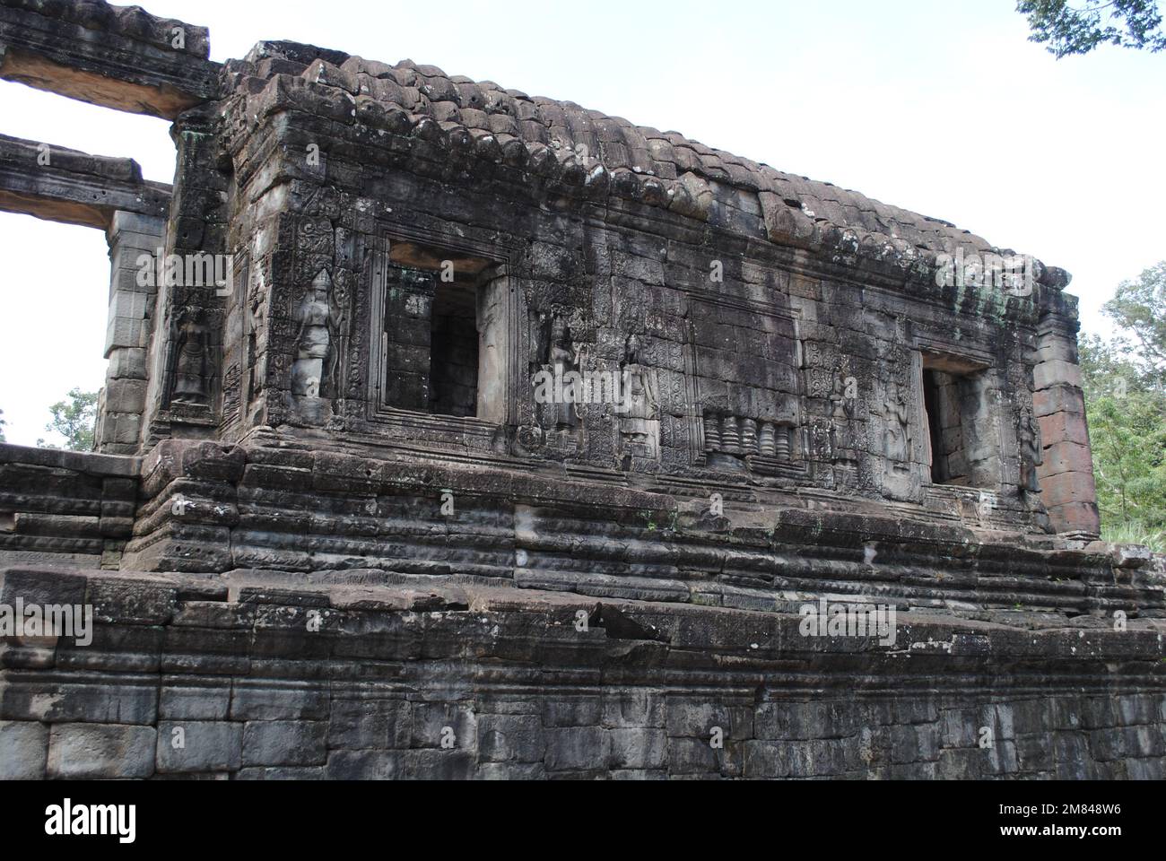 Details zum Angkor Wat Tempel Kambodscha 2013 Stockfoto