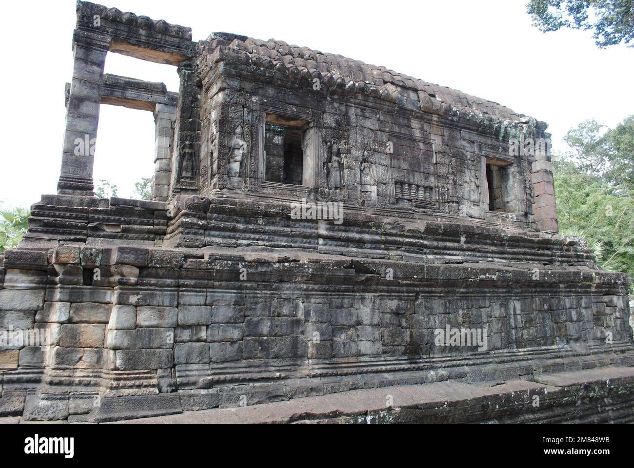 Details zum Angkor Wat Tempel Kambodscha 2013 Stockfoto