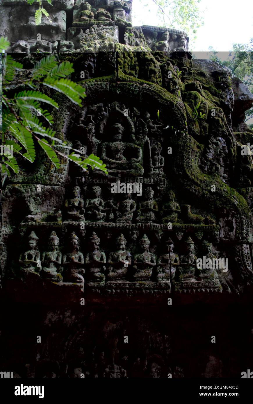 Details zum Angkor Wat Tempel Kambodscha 2013 Stockfoto