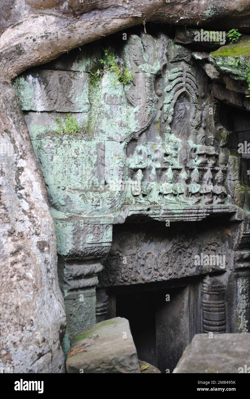 Details zum Angkor Wat Tempel Kambodscha 2013 Stockfoto