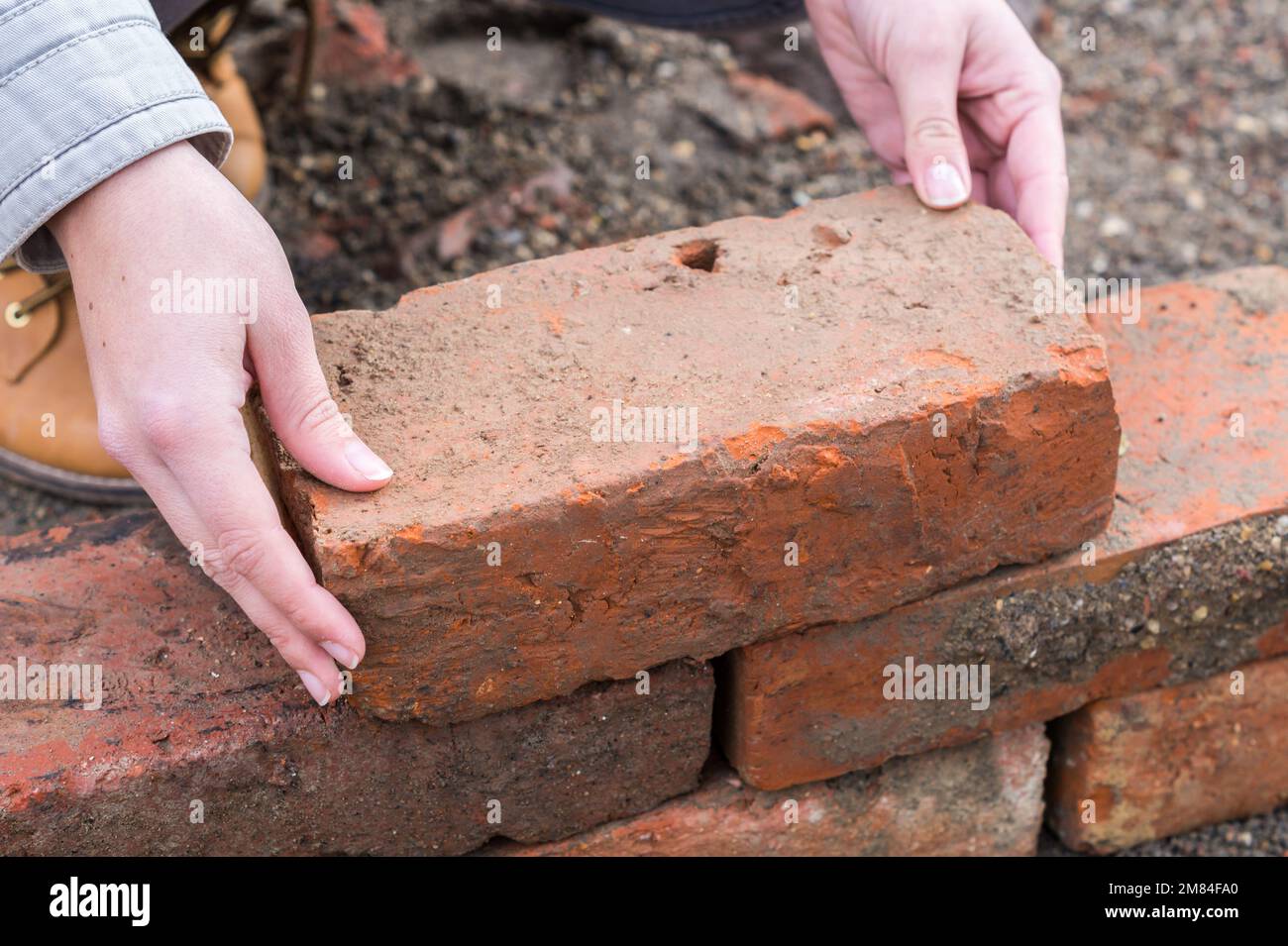 Ihren eigenen Wohnraum aufbauen Stockfoto