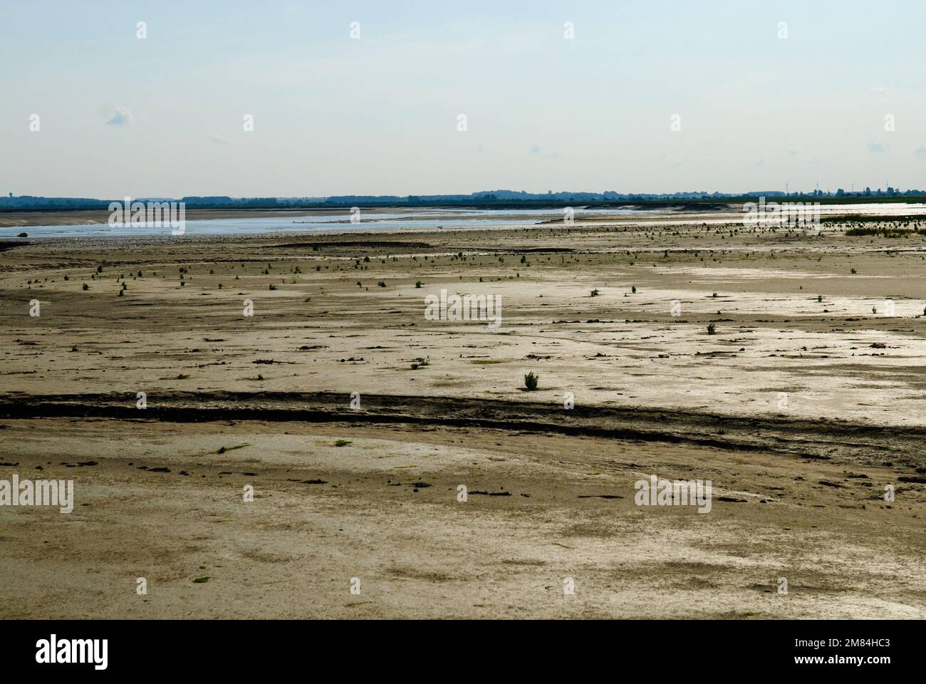 Somme Bay in Picardie Stockfoto