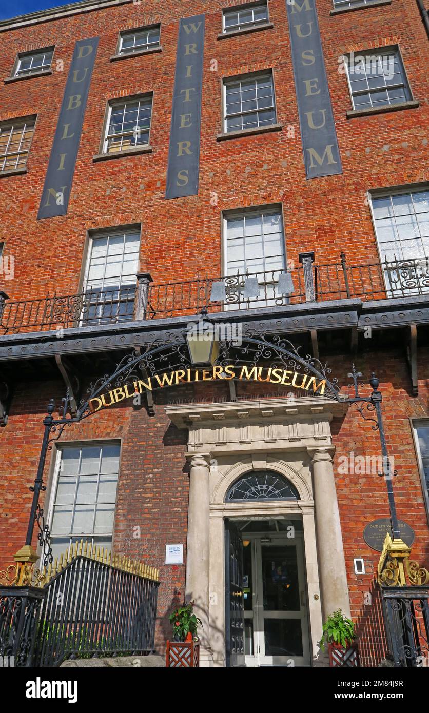 Dublin Writers Museum,18 Parnell Square N, Rotunda, Dublin, D01 T3V8, Eire, Irland Stockfoto
