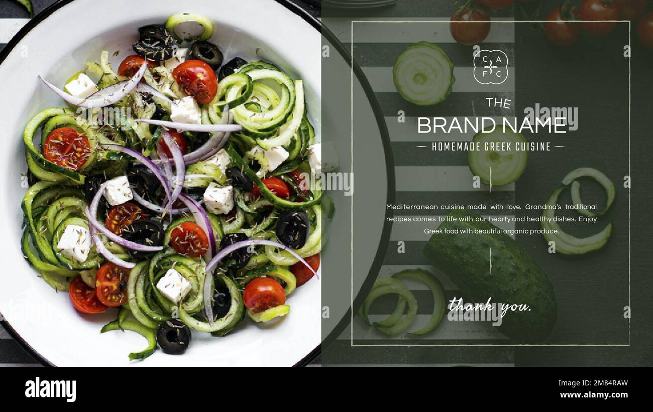 Vorlage für Restaurantbanner Stock Vektor