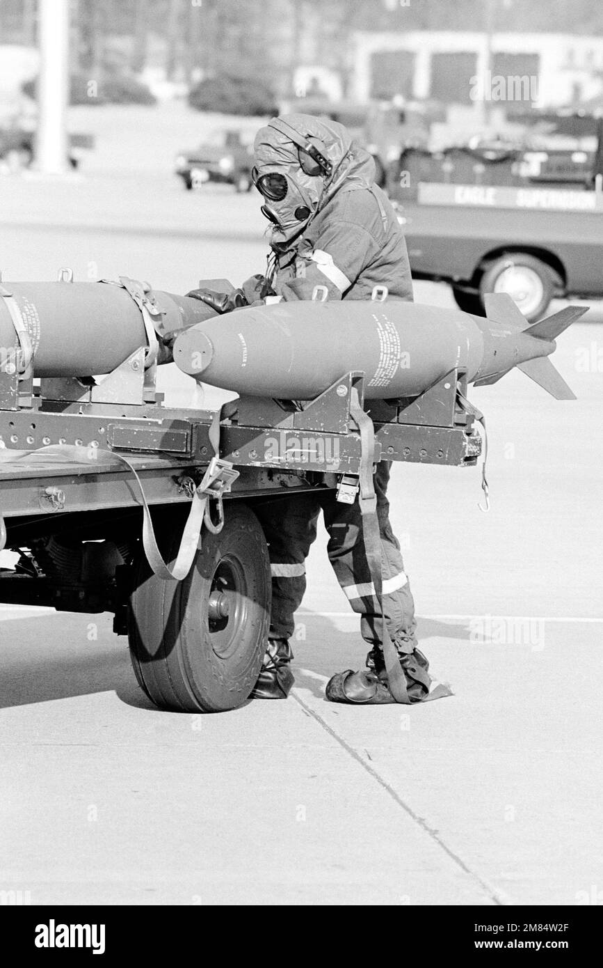 DF-SN-87-07979. Basis: Luftwaffenstützpunkt Seymour Johnson Bundesstaat: North Carolina (NC) Land: Vereinigte Staaten von Amerika (USA) Stockfoto