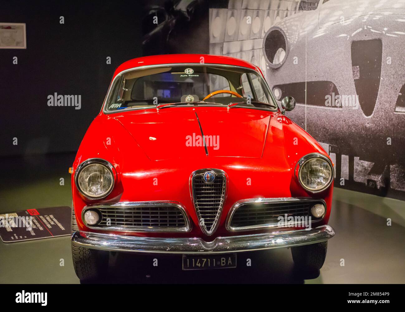 National Car Museum in Turin (MAUTO): Sammlung von etwa 200 originalen Oldtimern von 80 verschiedenen Marken. Turin, Piemont, Norditalien Stockfoto