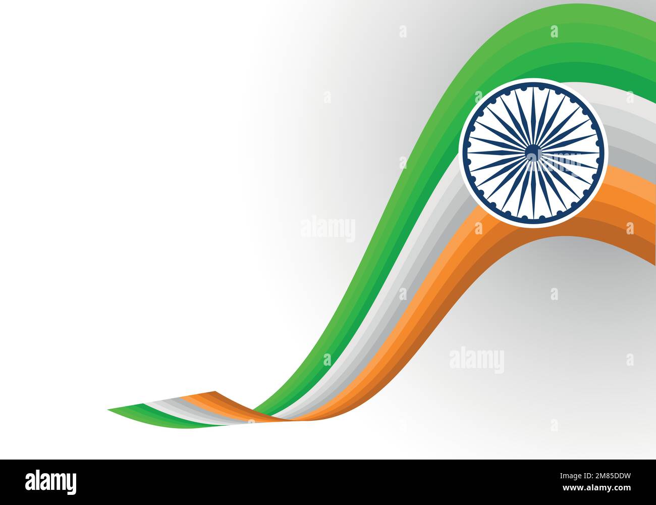 26. Januar, Happy Republic Day of India im vektorischen Hintergrund. Vektorhintergrundkonstruktion Stock Vektor