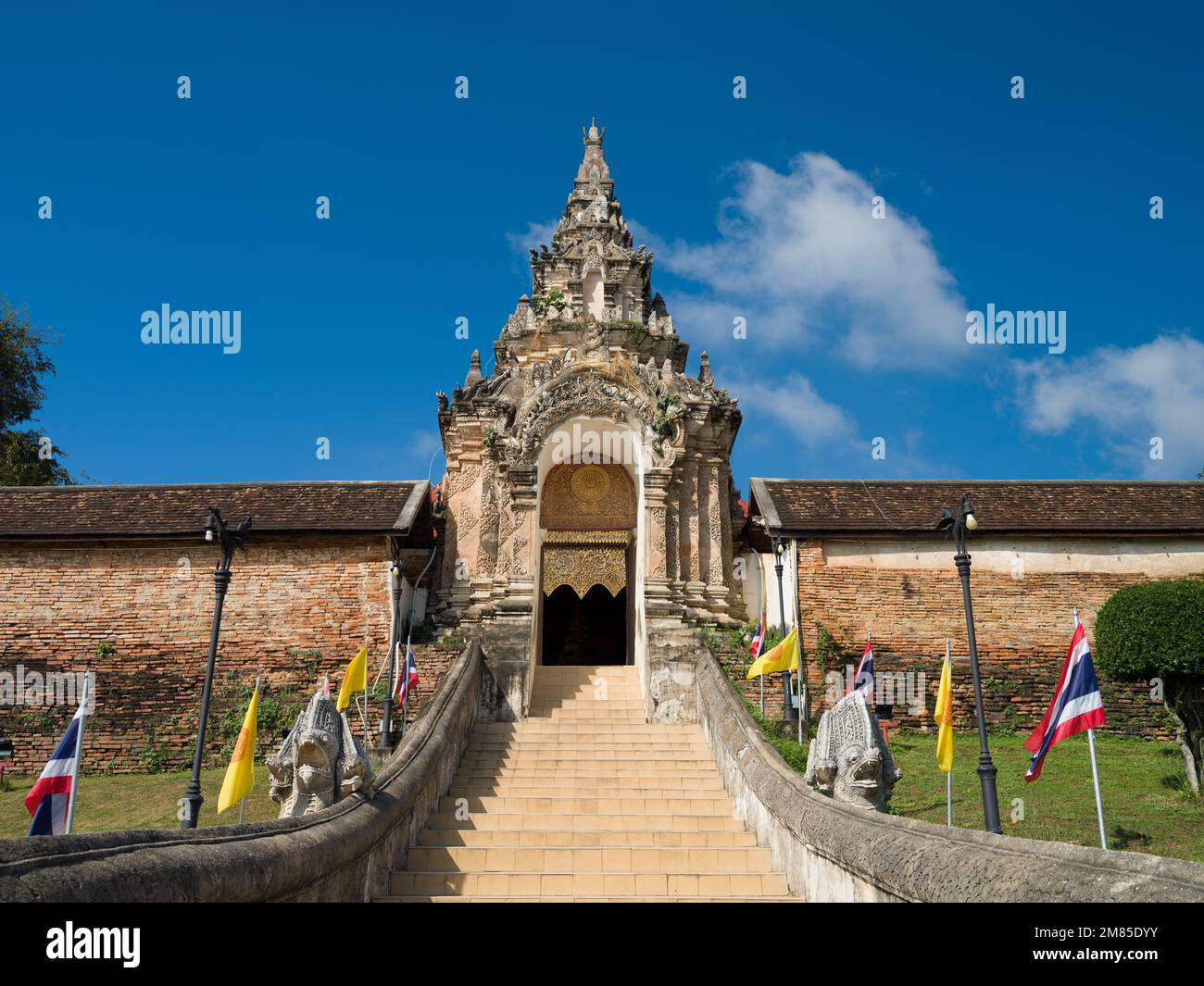 Wat Phra, Der Lampang Luang Tempel. Buddhistischer Tempel im Lanna-Stil. Touristenziel Nord Stockfoto