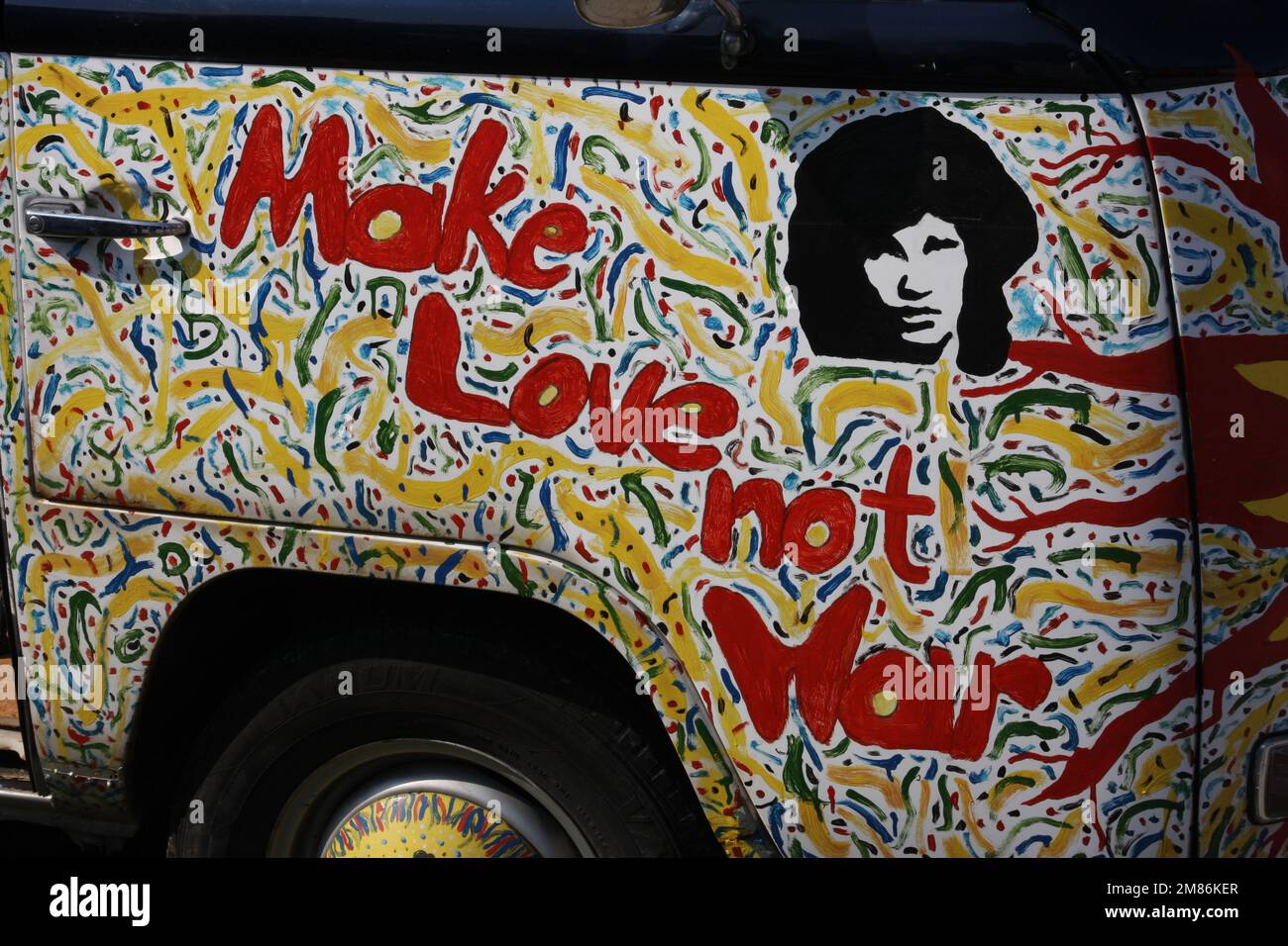 Detail des Volkswagen Modells T1 Samba Bus/Van/Minibus. Stockfoto