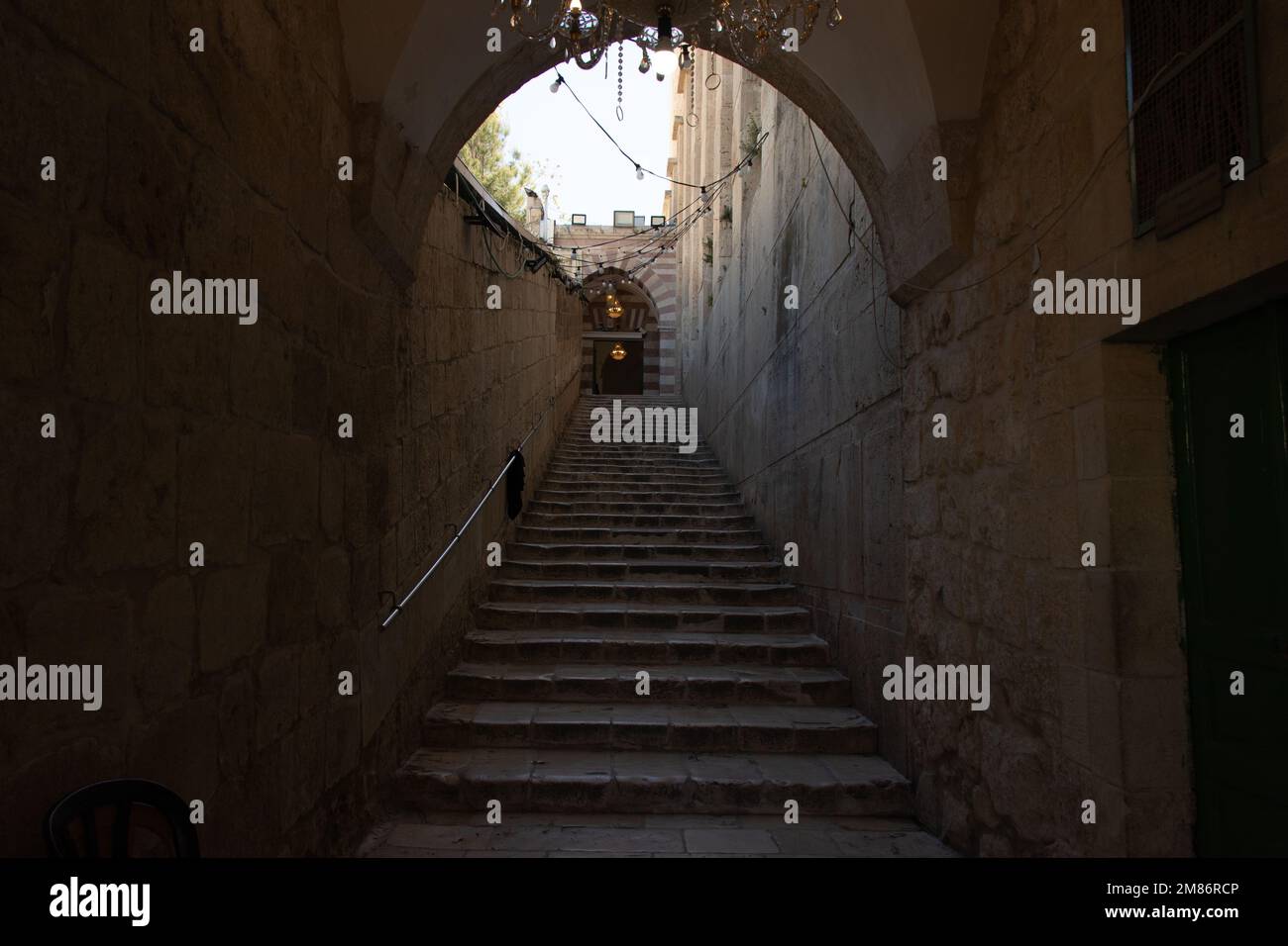 Höhle von Machpela und Patriarchen in Hebron, im Westufer, Israel. 21. April 2022 Stockfoto