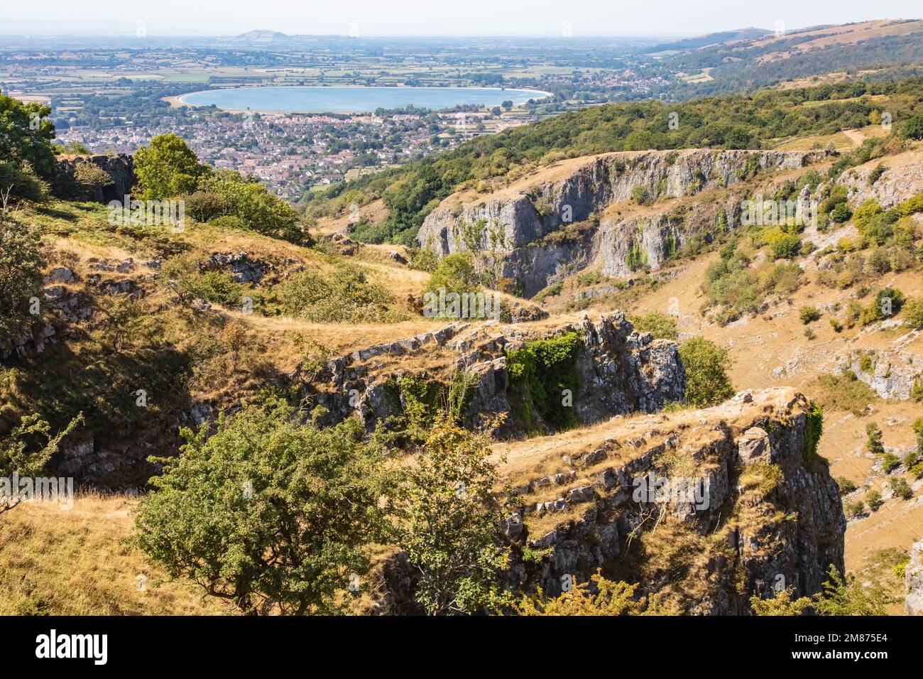 Cheddar Gorge, Somerset, Großbritannien Stockfoto