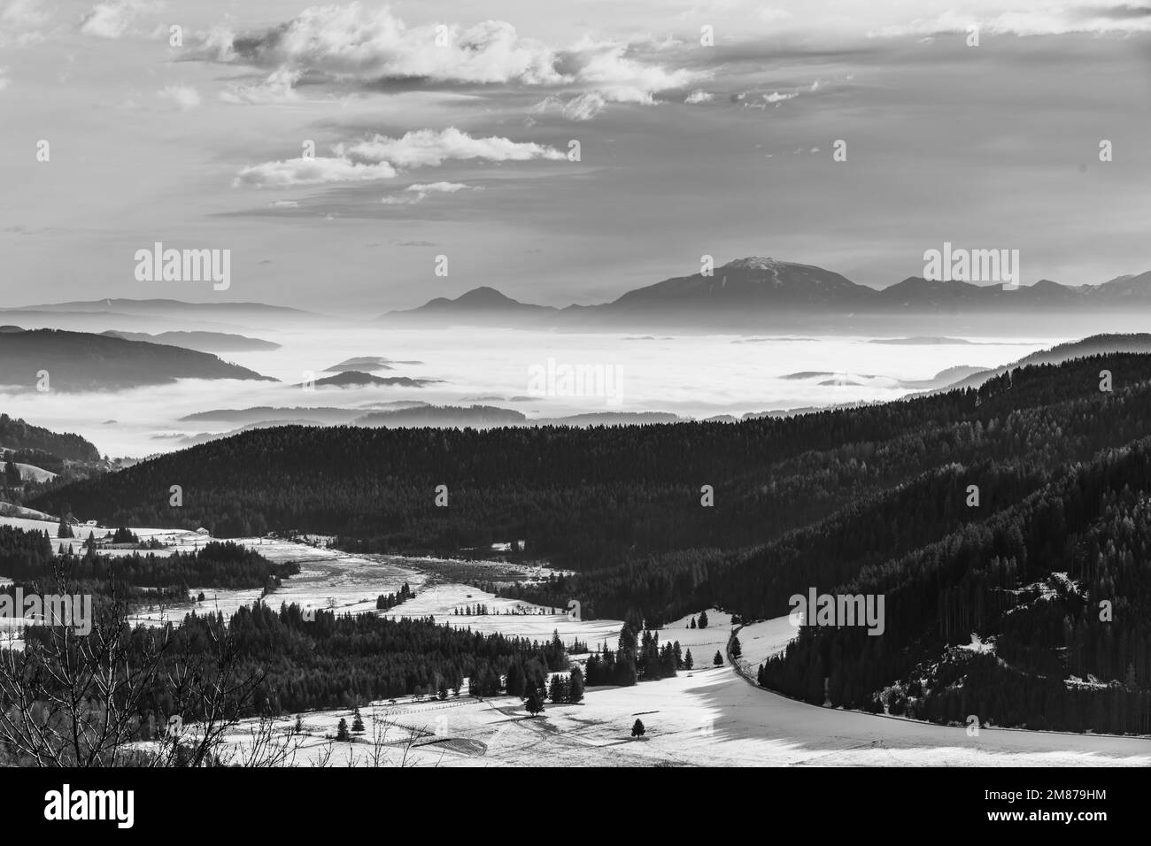 österreichische Landschaften Stockfoto