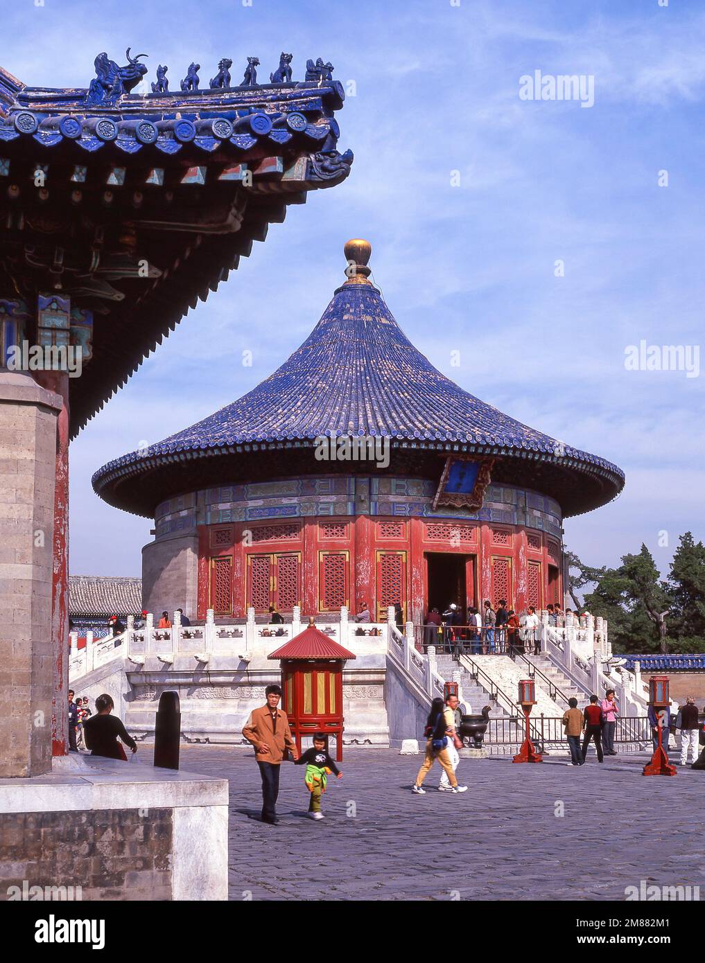 Kaisergruft des Himmels, Himmelstempel, Dongcheng, Peking, Peking und Nordosten, Die Volksrepublik China Stockfoto