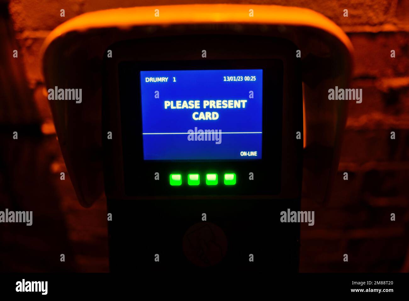 Bahnhof scotrail Smartcard Automat für Reisen Stockfoto