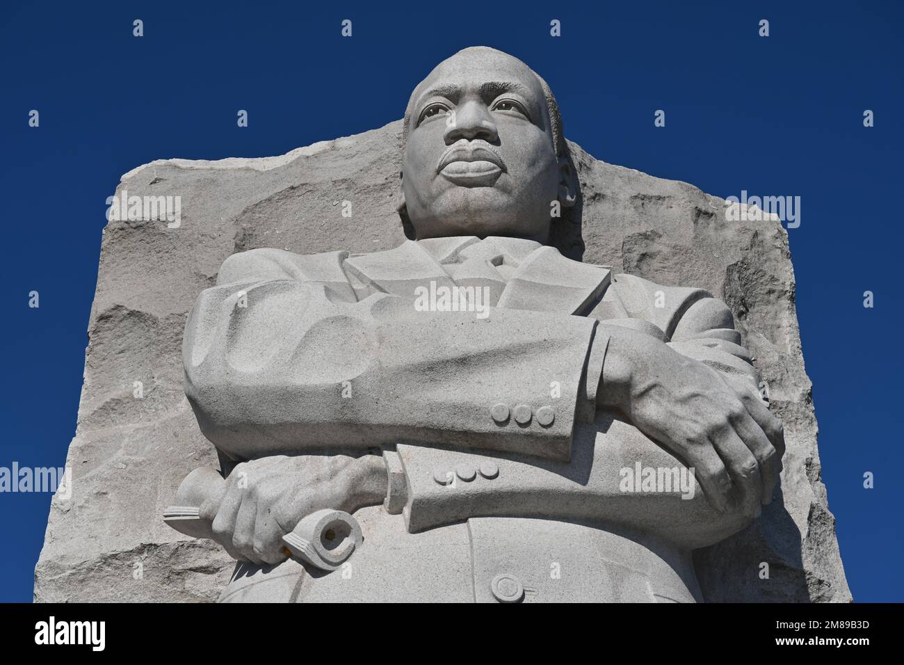 Der Martin Luther King, Jr. Das Memorial National Memorial befindet sich im West Potomac Park neben der National Mall in Washington, D.C., USA. Stockfoto