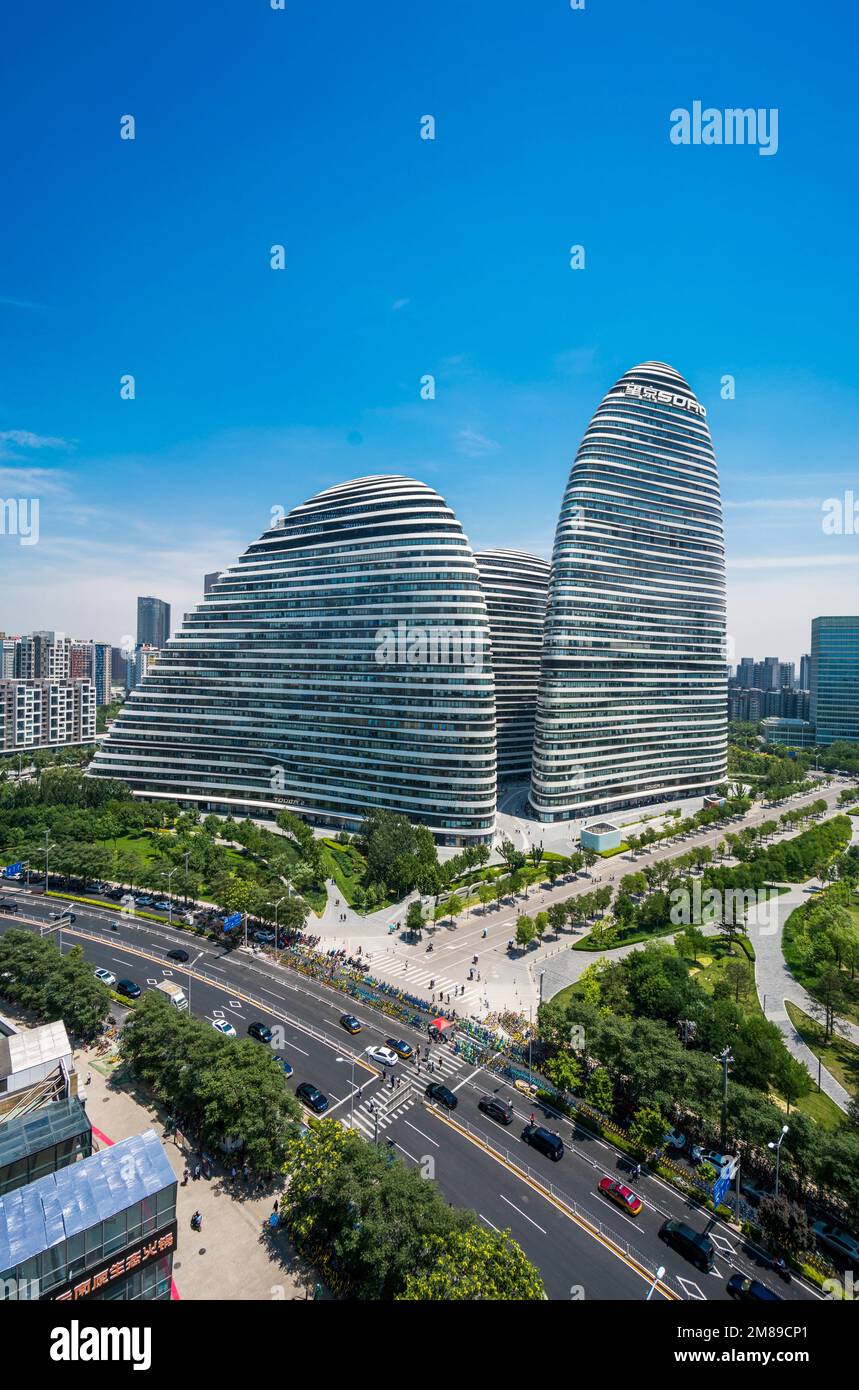 Beijing Wangjing SOHO Stockfoto