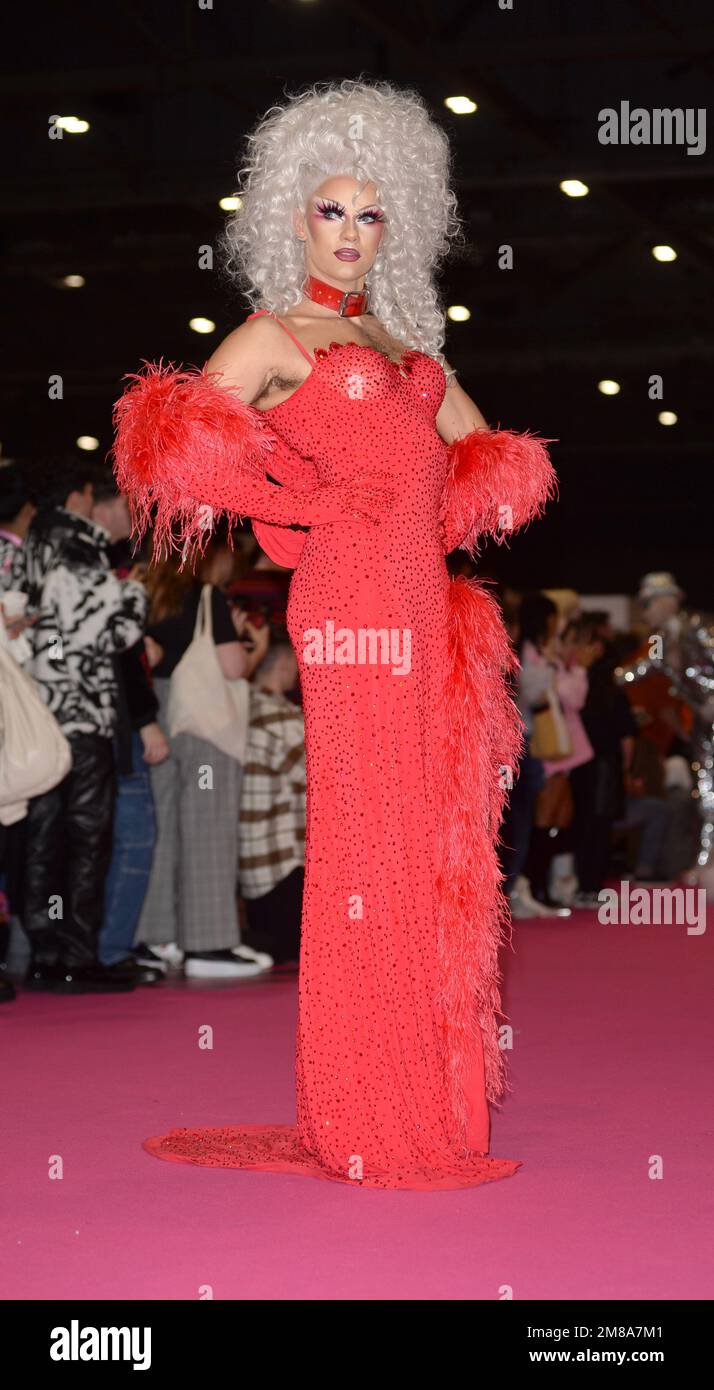 Foto muss gutgeschrieben werden ©Alpha Press 078237 06/01/2023 Crystal at RuPaul DragCon UK at Excel London. Stockfoto