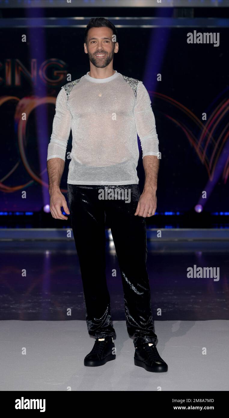 Foto Muss Gutgeschrieben Werden ©Alpha Press 078237 11/01/2023 Sylvain Longchambon Dancing On Ice 2023 Launch Photocall Stockfoto