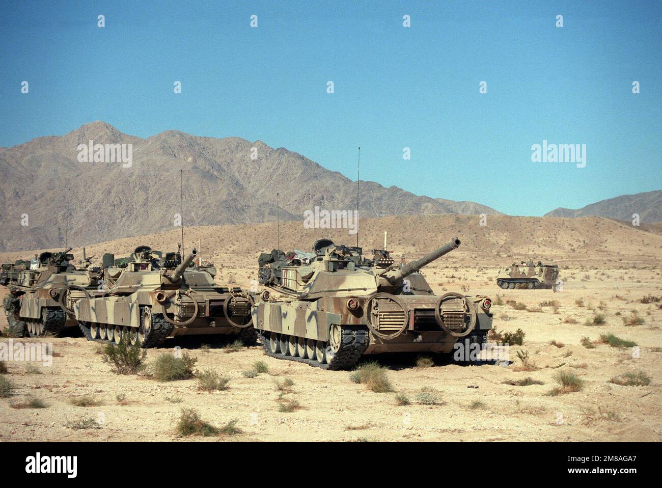 DA-SC-90-00092. Basis: Fort Irwin Bundesstaat: Kalifornien (CA) Land: Vereinigte Staaten von Amerika (USA) Stockfoto
