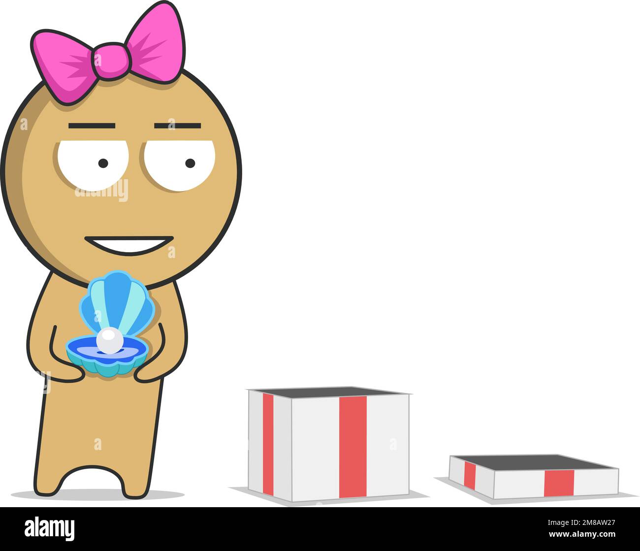 Wunderschönes Hochzeitsgeschenk Stock Vektor