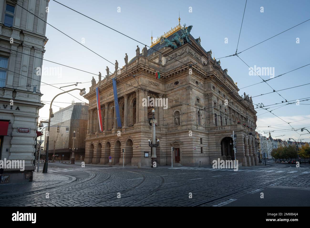 Nationaltheater - Prag, Tschechische Republik Stockfoto