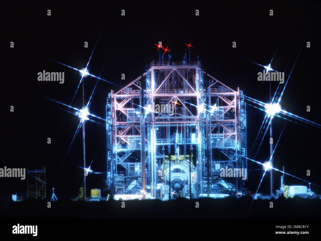 DF-ST-90-00610. Basis: Kennedy Space Center Bundesstaat: Florida (FL) Land: Vereinigte Staaten von Amerika (USA) Stockfoto