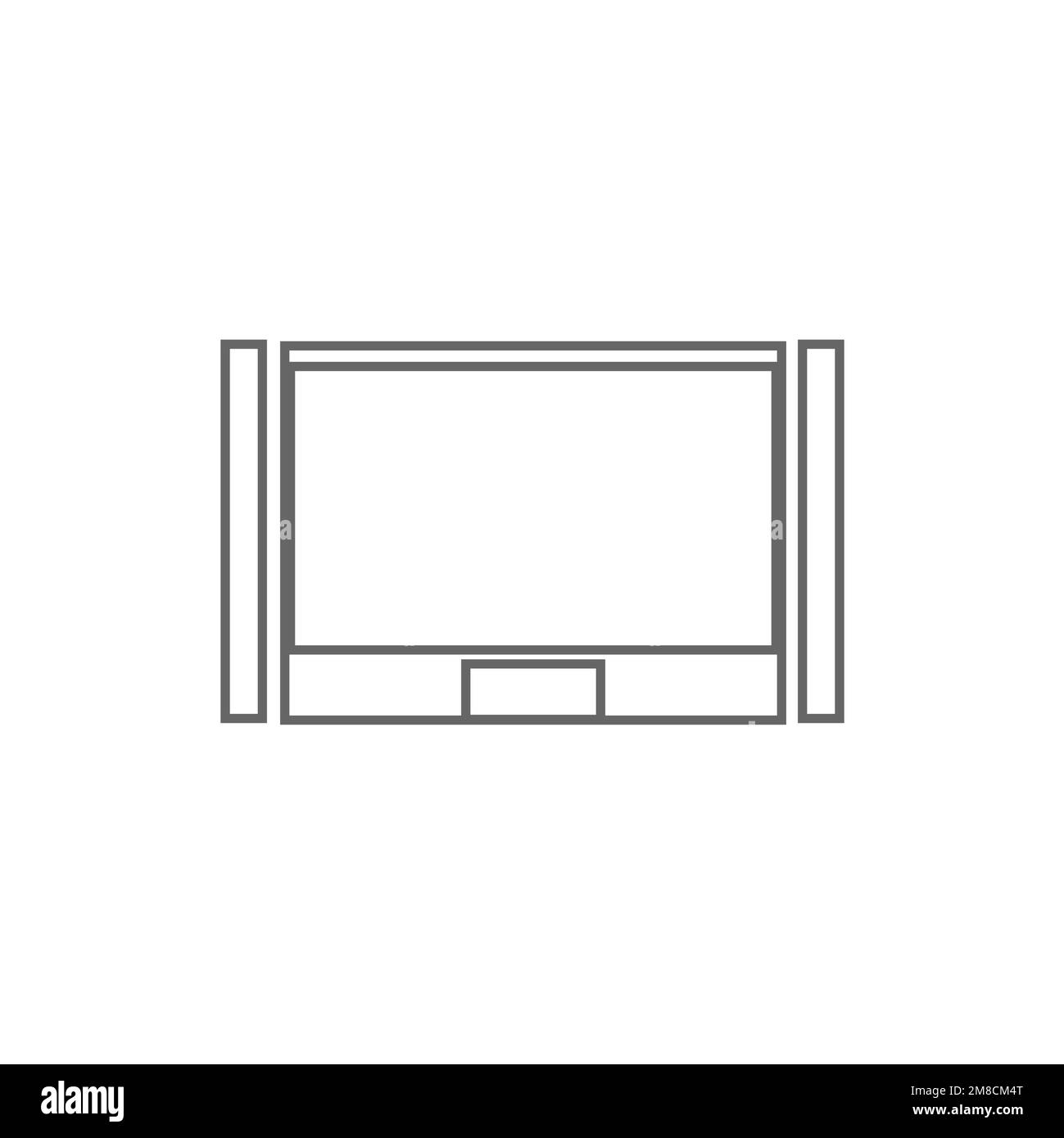 Bedienfeldsymbole, gängige Grafikressourcen, Vektorabbildungen. Stock Vektor