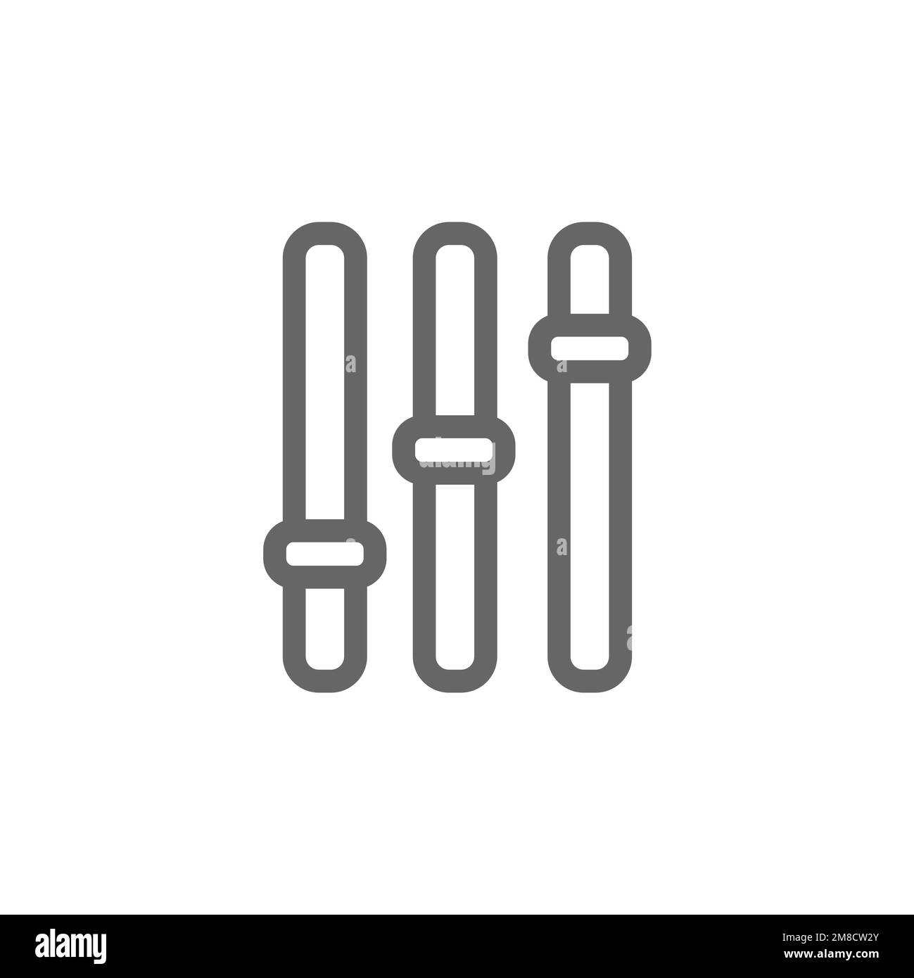 Steuersymbole, gängige Grafikressourcen, Vektorabbildungen. Stock Vektor