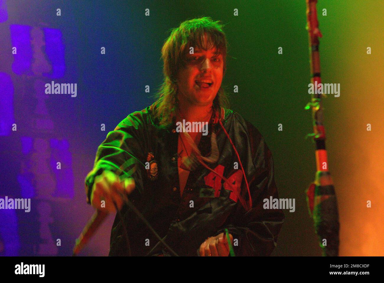 Julian Casablancas in einem Konzert im Hammerstein Ballroom in New York Stockfoto