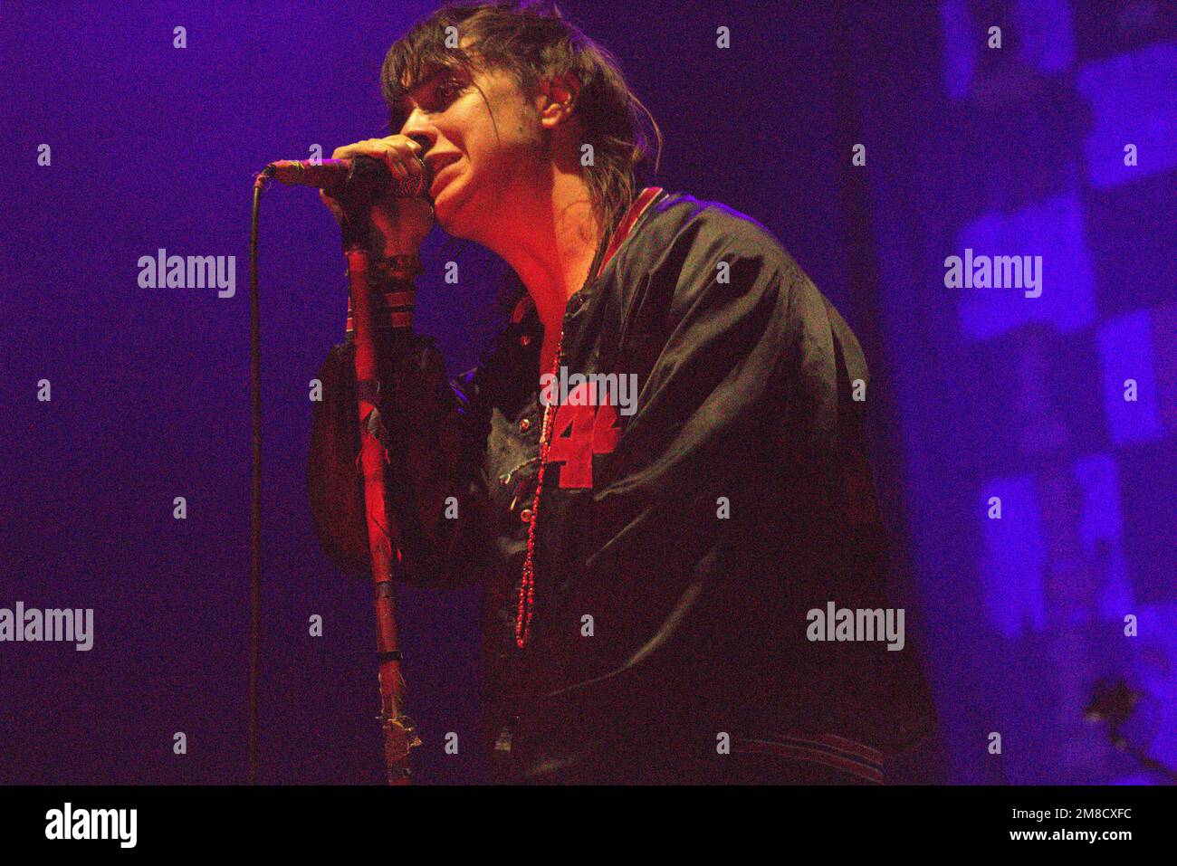 Julian Casablancas in einem Konzert im Hammerstein Ballroom in New York Stockfoto