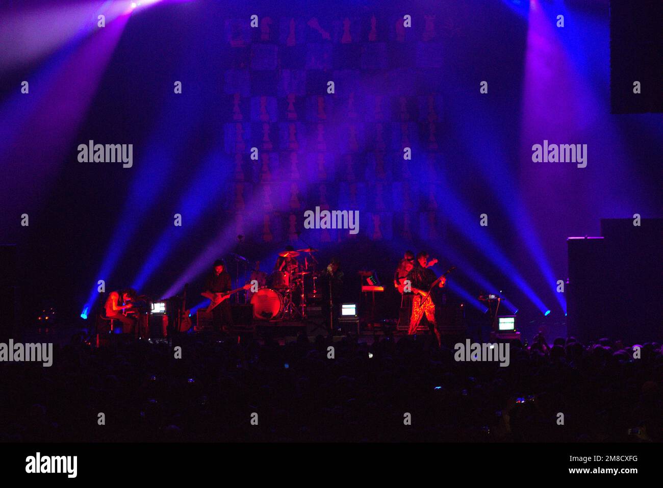 Julian Casablancas in einem Konzert im Hammerstein Ballroom in New York Stockfoto