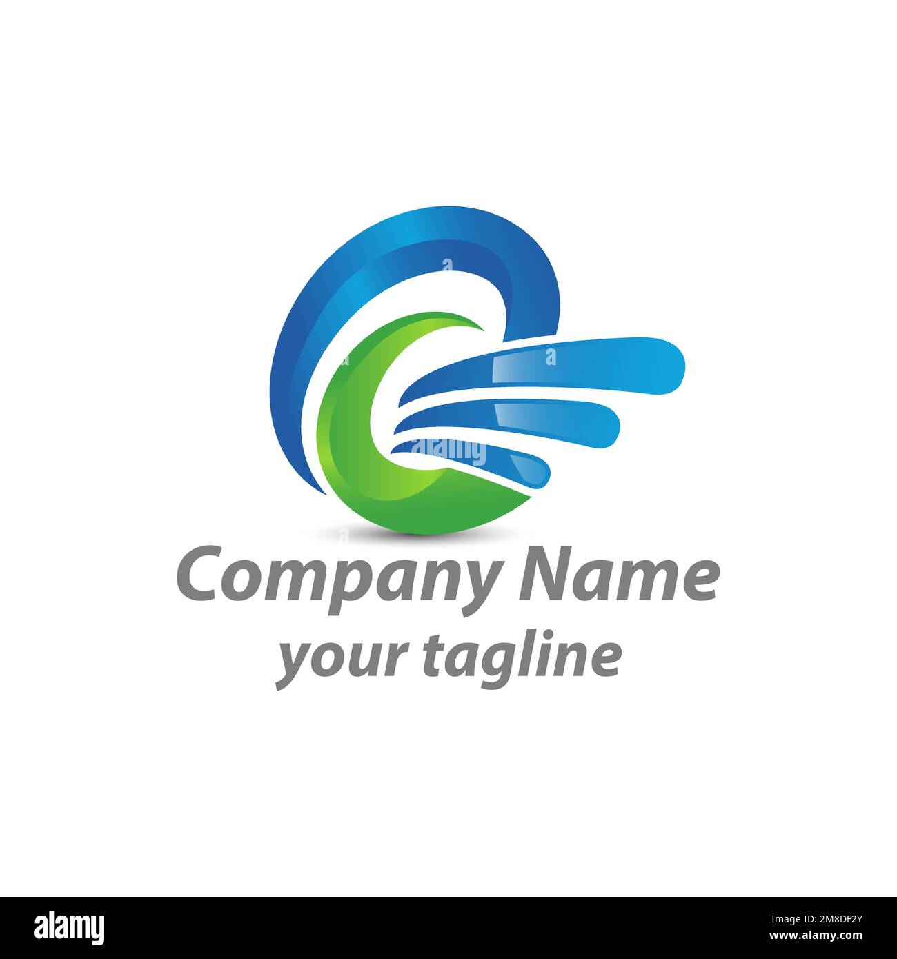 Schneeflockenlüftung abstrakte Heizung Kühlung Sonne Sommer Winter Logo. EPS 10 Stock Vektor