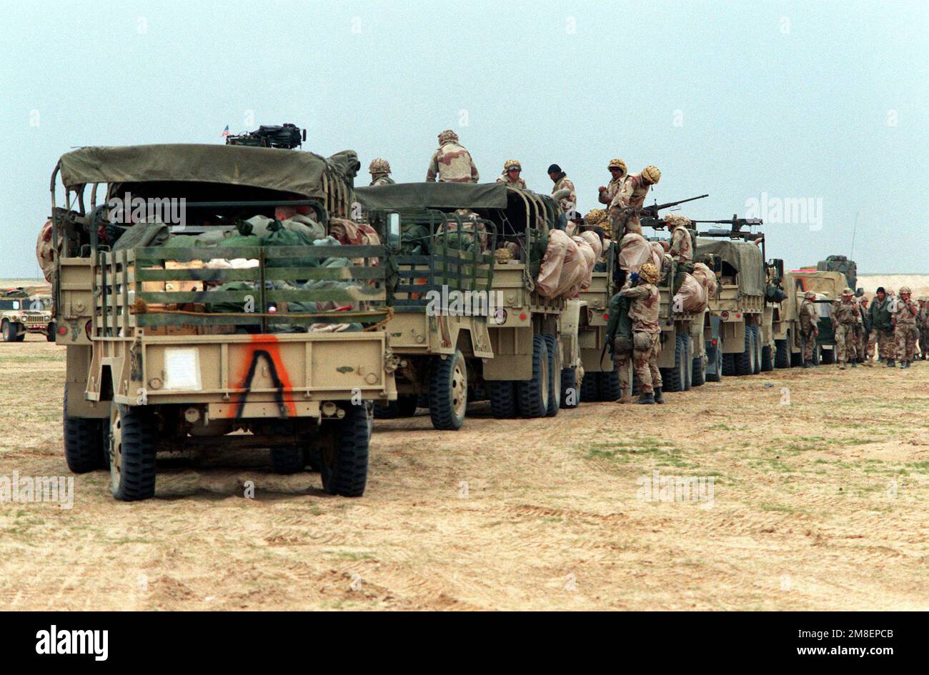 DM-SC-93-05267. Betreff Operation/Serie: WÜSTENSTURM Land: Saudi-Arabien (Sau) Stockfoto