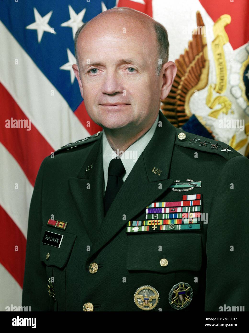 GEN Gordon R. Sullivan, USA (unbehandelt). Land: Unbekannt Stockfoto