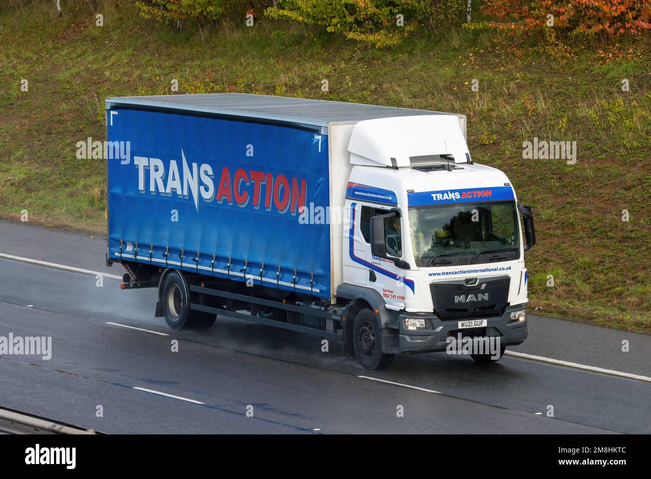 Transaction International MAN TGM WU21 GUF Stockfoto