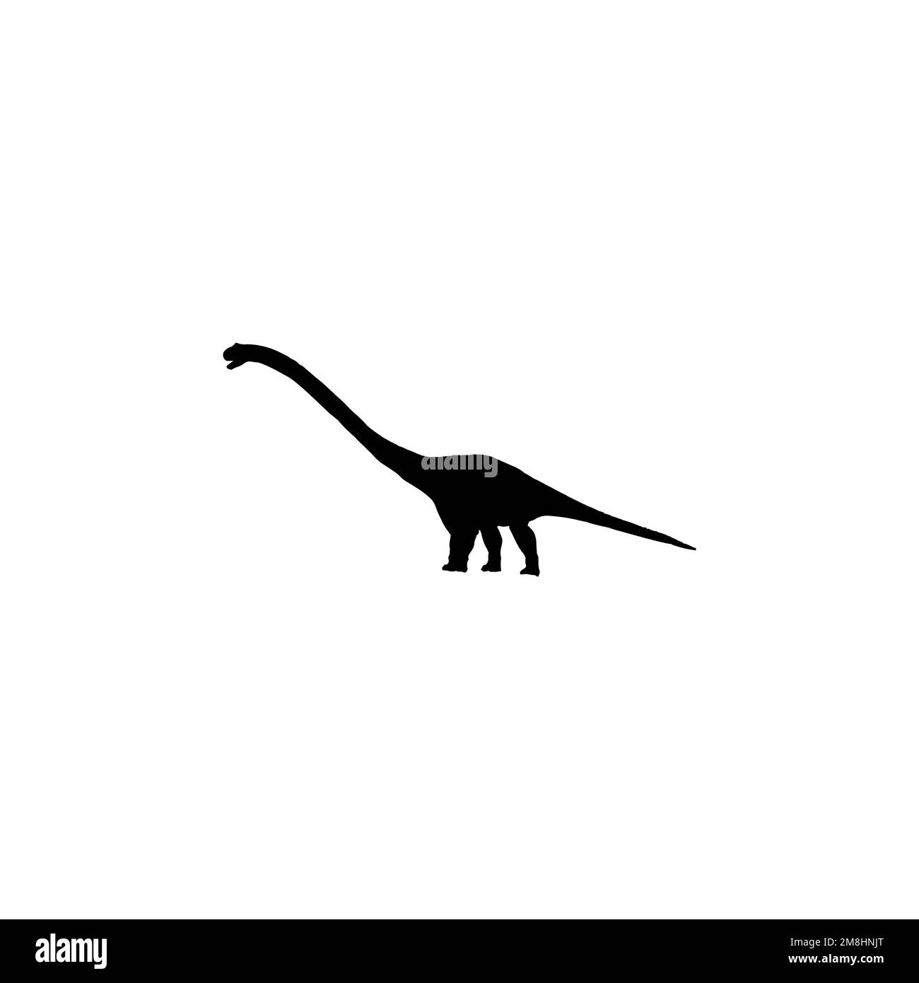 Dinosaurier-Ikone. Einfaches Dinosaurier-Museum-Poster-Hintergrundsymbol. Dinosaurier-Logo-Designelement. Dinosaurier-T-Shirt-Druck. Stock Vektor