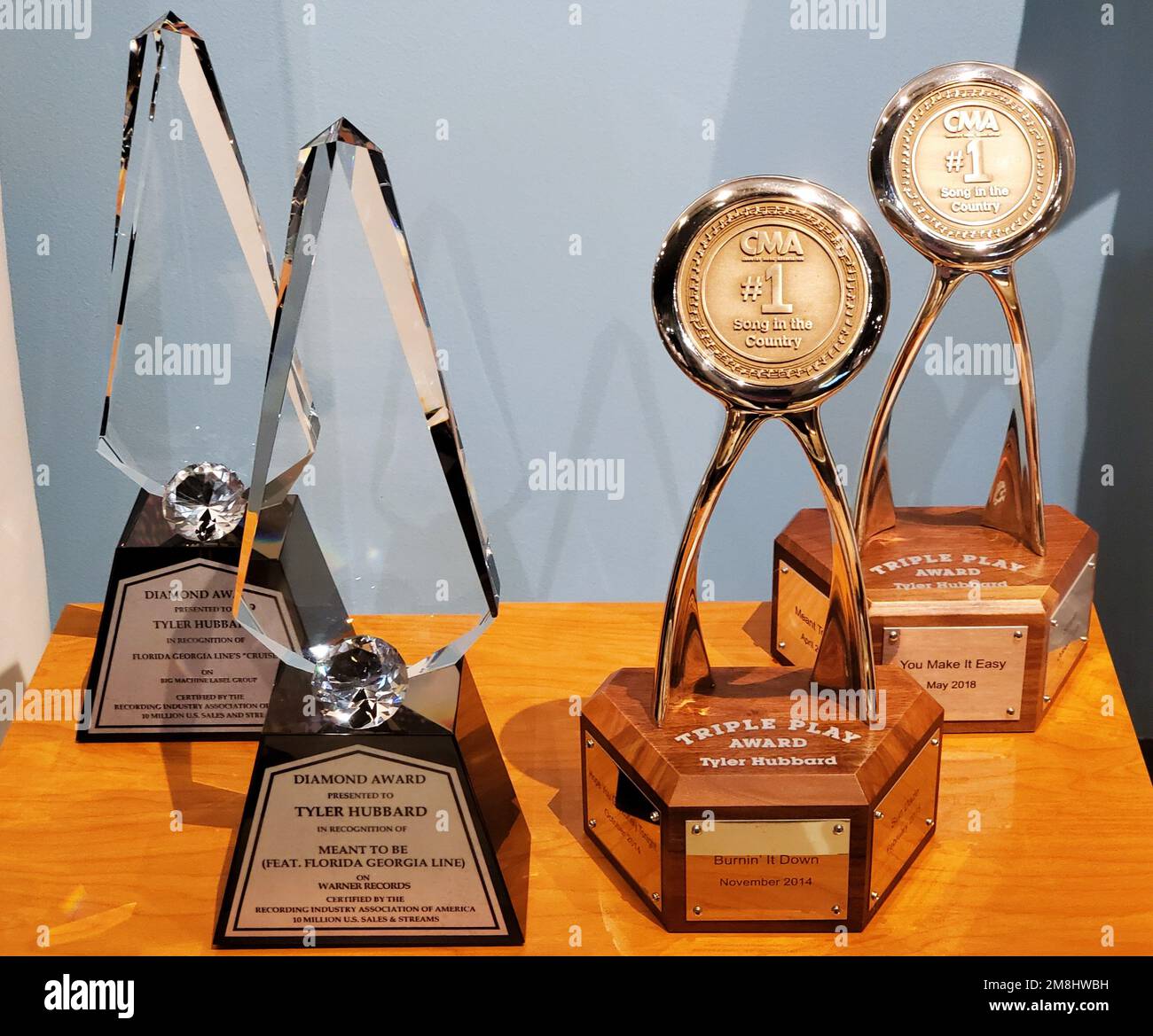 Nashville, Tennessee, USA - 22. Juni 2022 - die CMA- und Diamond Awards für Tyler Hubbard Stockfoto