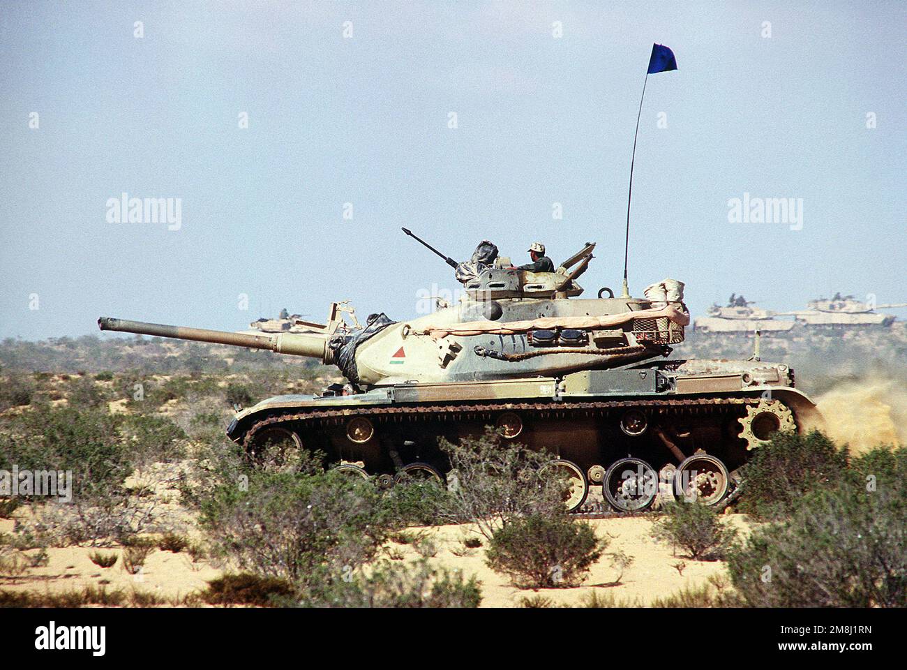 Ein Hauptschlachttank der ägyptischen Armee M60A1 (MBT) führt während des Trainings EINEN BRIGHT STAR '94 durch. Betreff Betrieb/Serie: BRIGHT STAR '94 Land: Ägypten (EGY) Stockfoto
