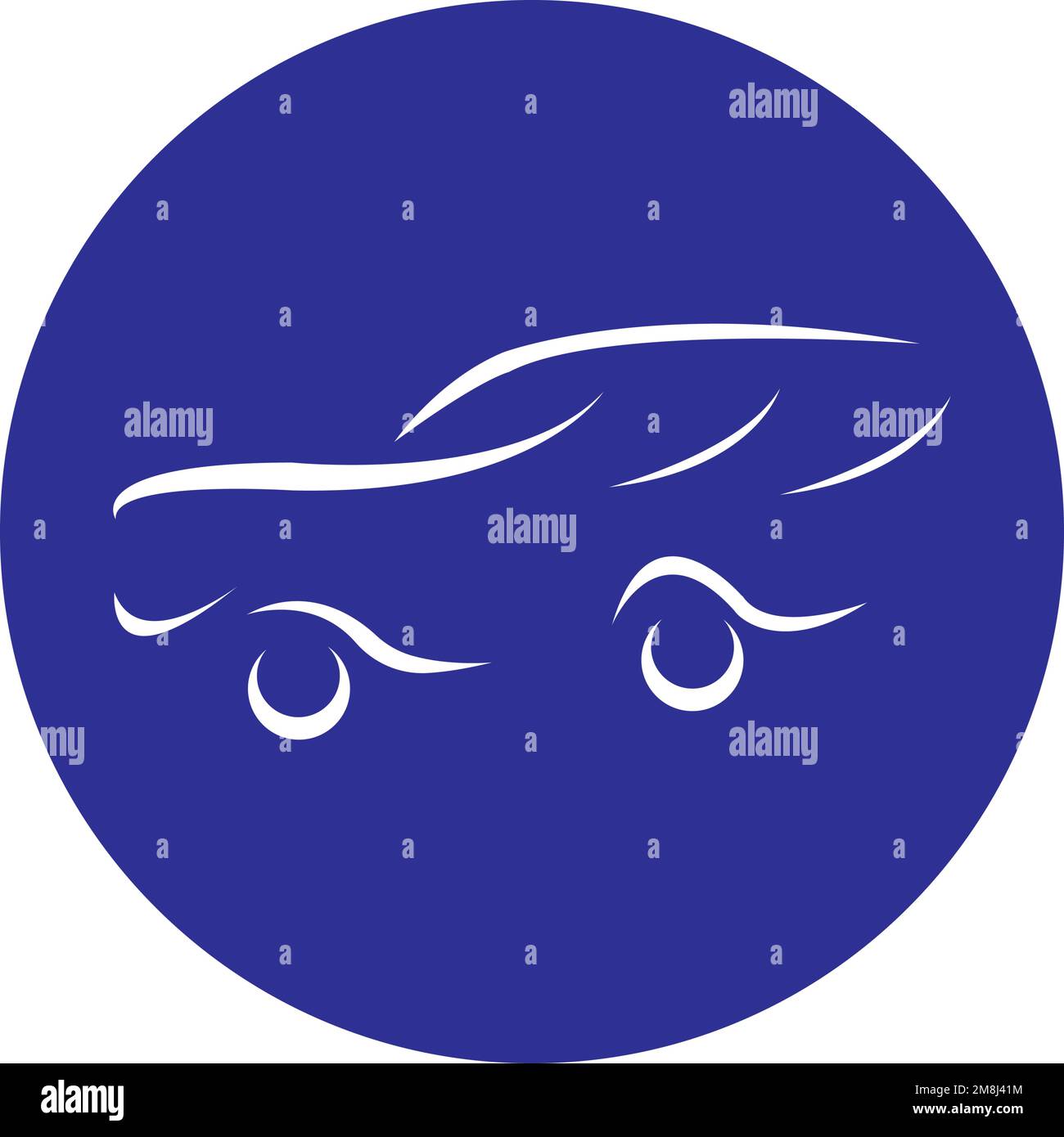 Fahrzeuglogo-Material-Illustrationsdesign Stock Vektor