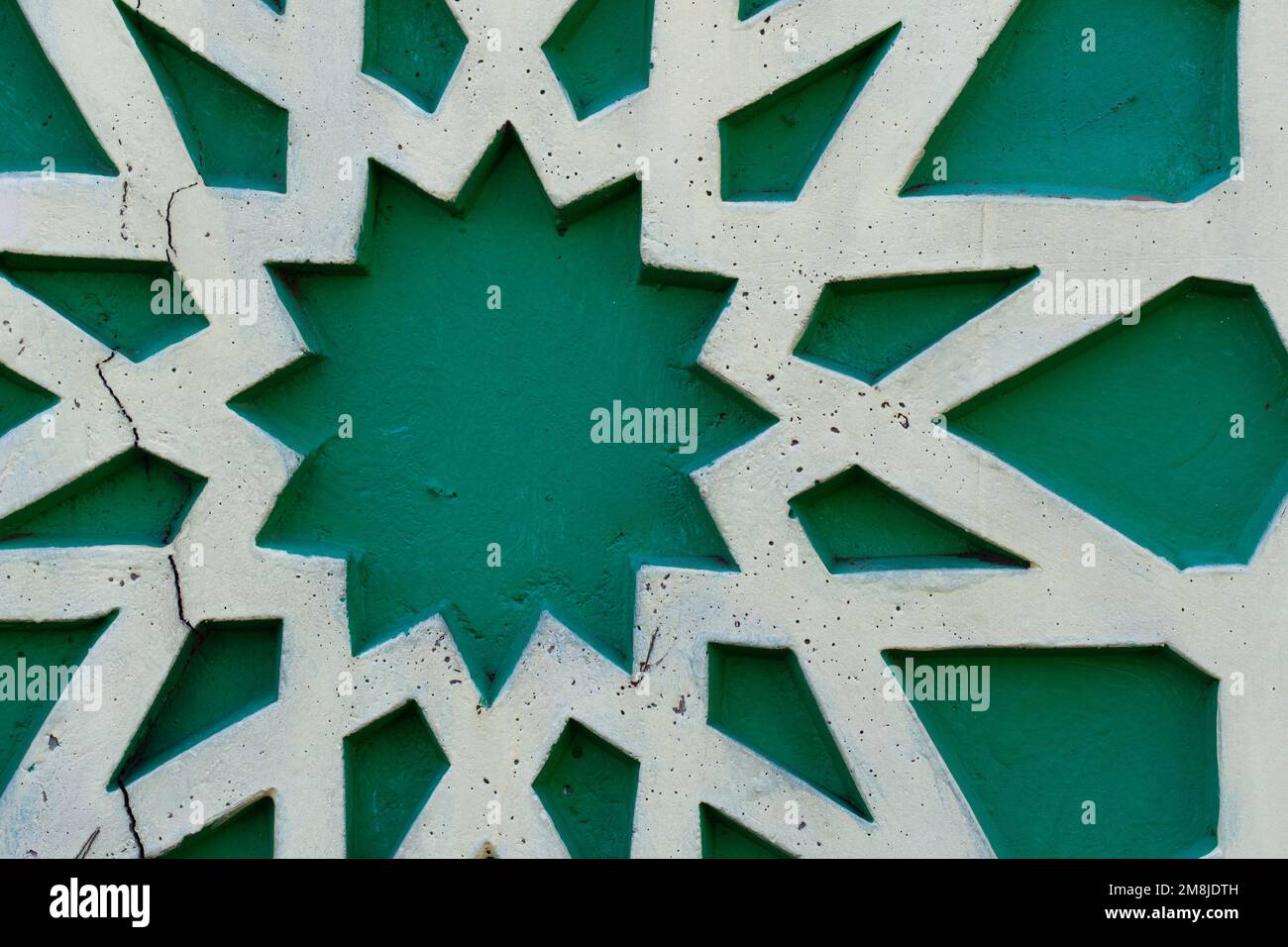 Details islamischer Ornamente in einer Moschee Stockfoto