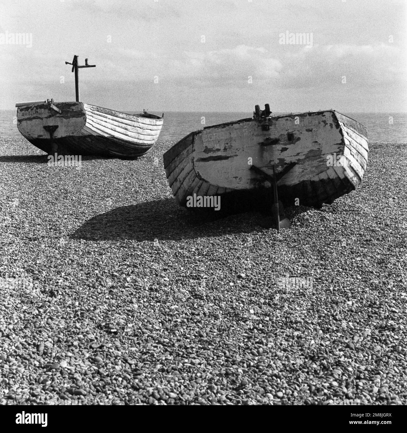 Aldeburgh, Suffolk, berühmt für seine Verbindung mit dem Komponisten Benjamin Britten und für seine atemberaubende Küste. Stockfoto