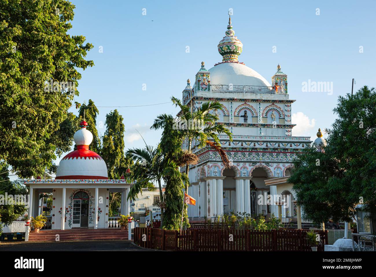 Maheswarwarwarath Shiv Mandir Hindu-Tempel, Triolet, Mauritius Stockfoto