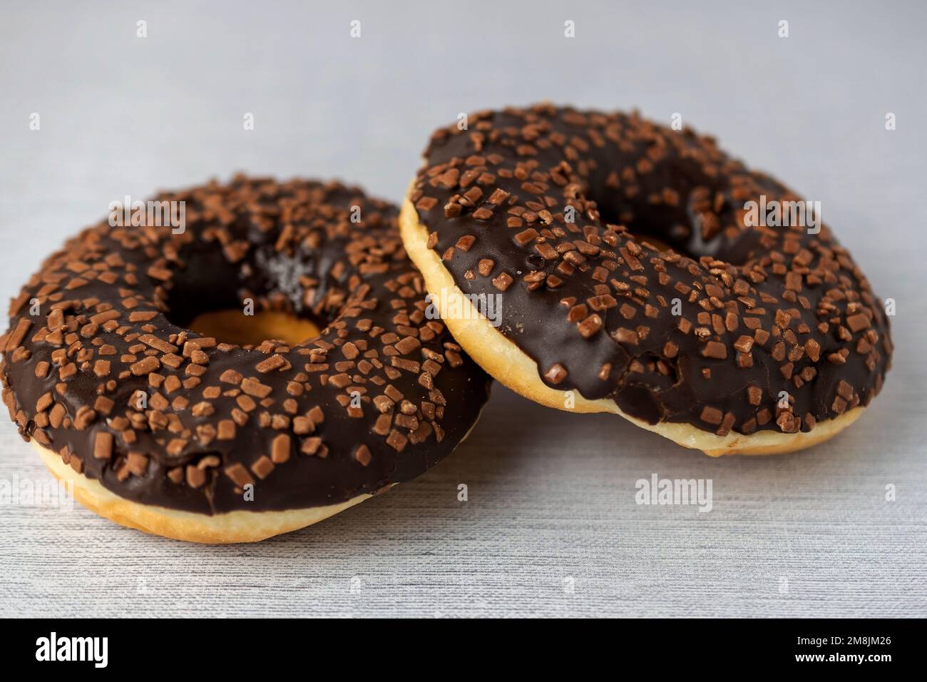 Schokoladen Donuts Stockfoto