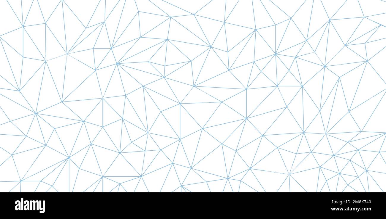 Einfarbiger Hintergrund mit Dreiecksnetz, Geometrietextur Stock Vektor