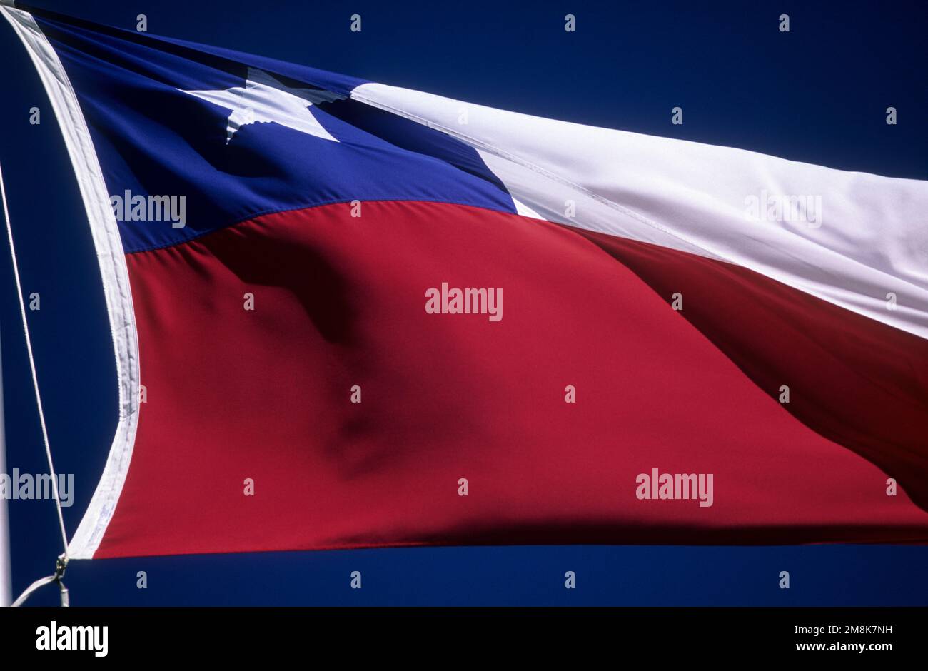 Staatsflagge/-Farben Chiles. Stockfoto