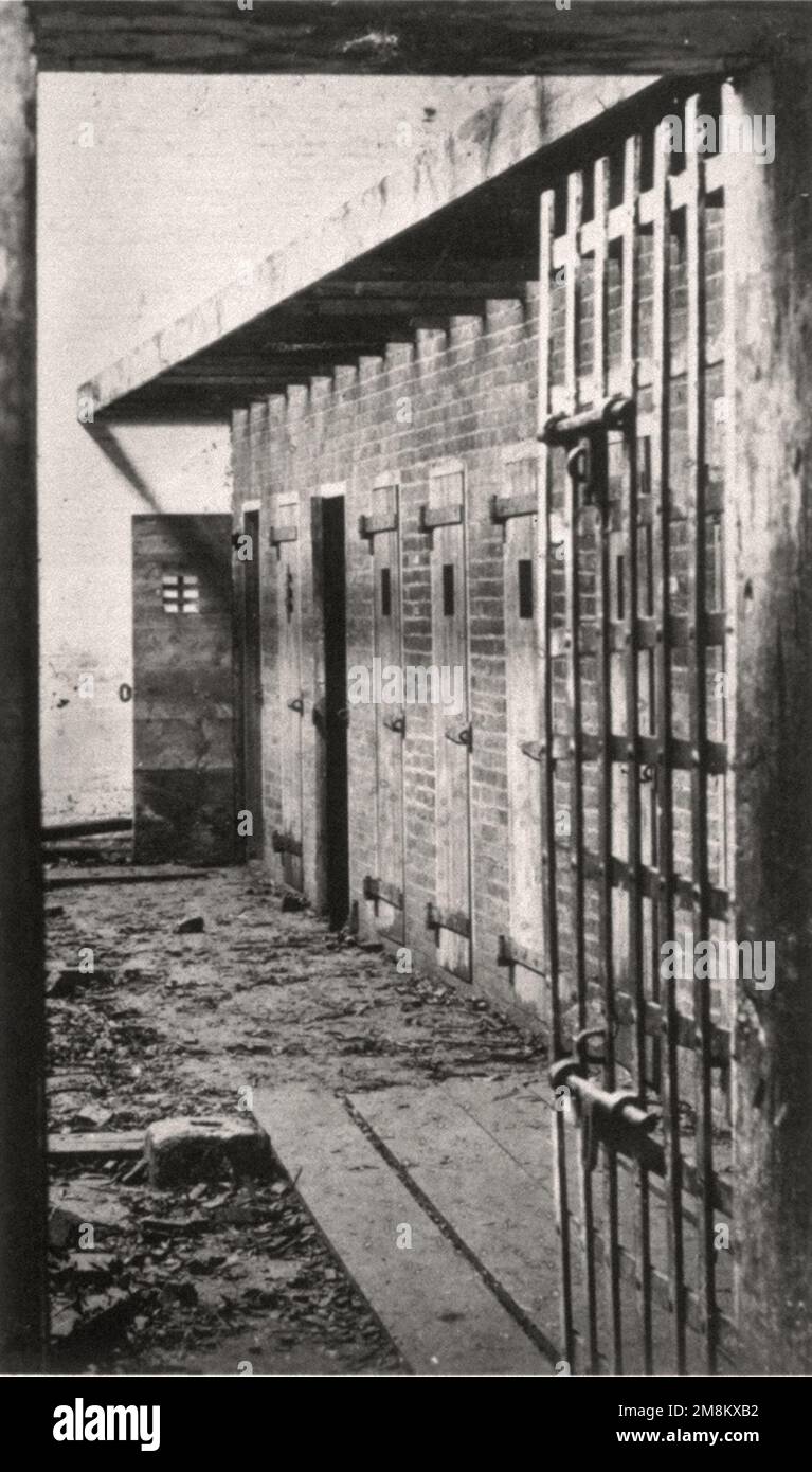 Hold Pen or Cells for Sklaves Awaiting Sale, Alexandria, Virginia, 1863 Stockfoto