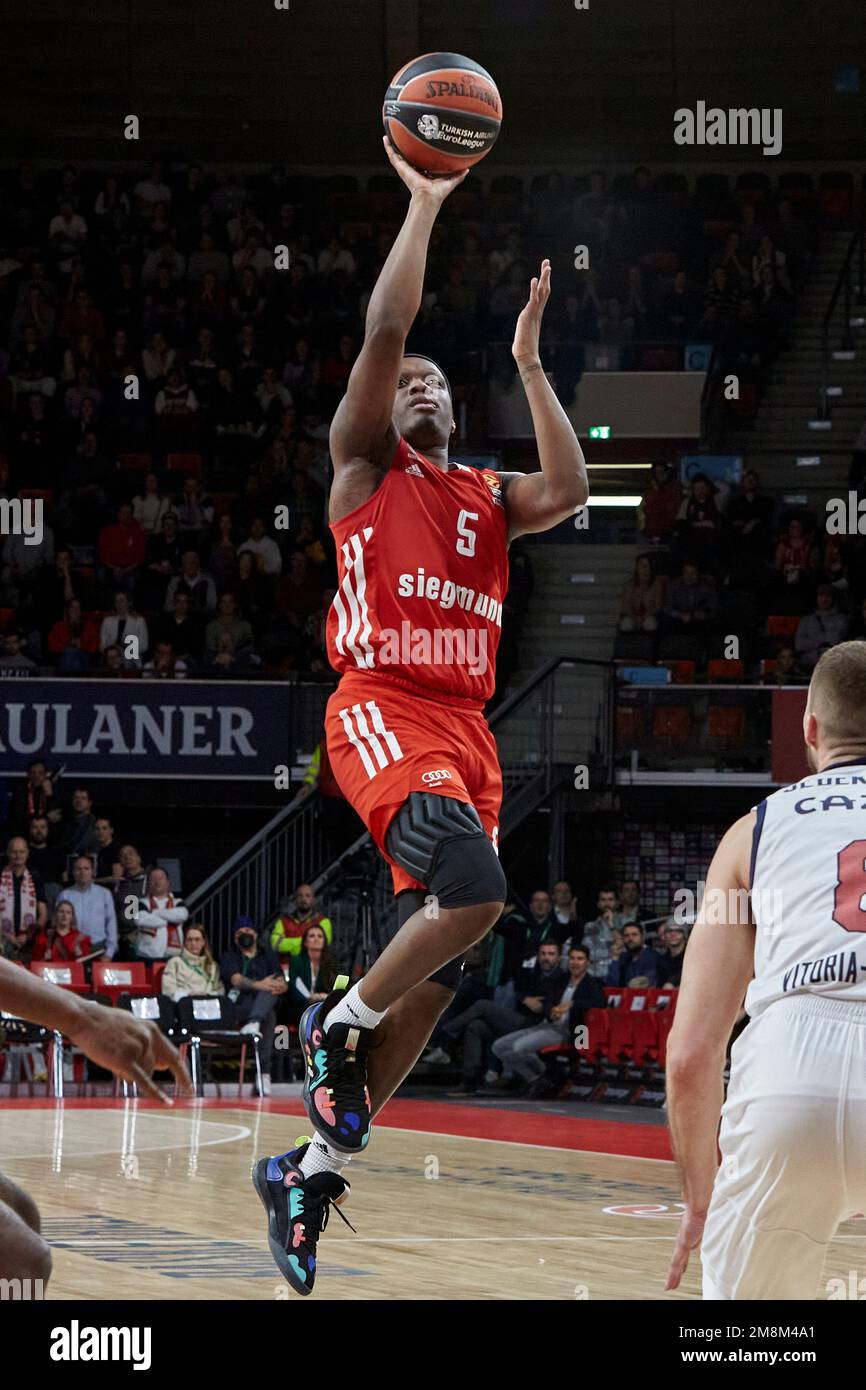 2022/23 FIBA EuroLeague | FC Bayern München gegen Baskonia Vitoria-Gasteiz. WINSTON Cassius (FC Bayern München FCBB05) Stockfoto