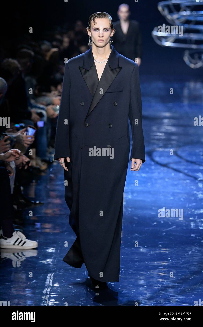 FENDI Herbst/Winter 2023-24 Runway während der Mailänder Fashion Week Menswear am 2023. Januar – Mailand, Italien 14/01/2023 Stockfoto