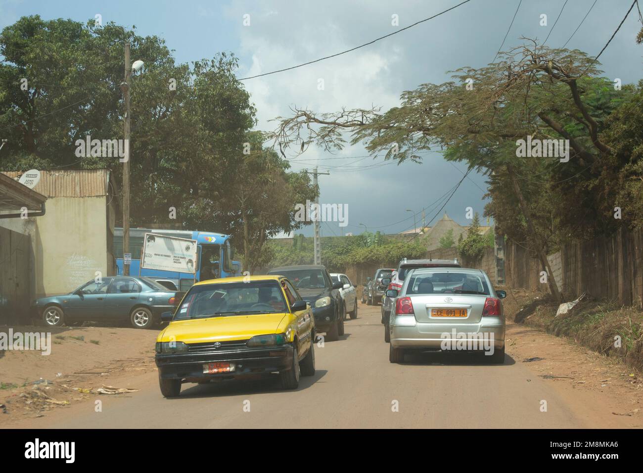 Blick von Yaounde, Kamerun Stockfoto